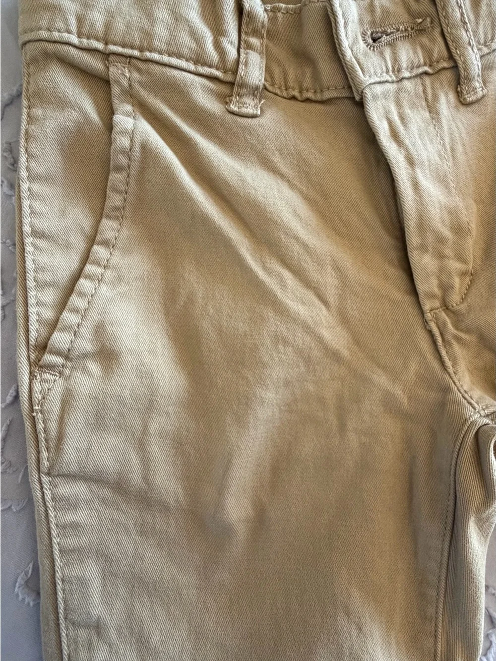 The Children’s Place Boys Slim Chino Pants Lot of 2 Khaki Tan Black Size 6 Slim